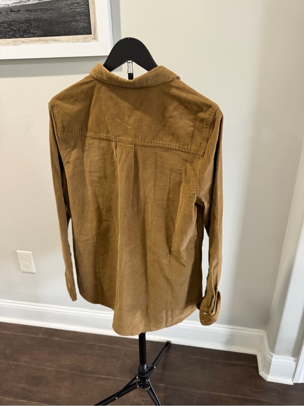 Toad&Co Corduroy Button-Down Shirt in Camel - Picture 5 of 6